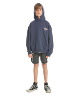 The Quiksilver Boys Boys Dryridge Hoodie in Crown Blue