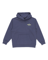 The Quiksilver Boys Boys Dryridge Hoodie in Crown Blue