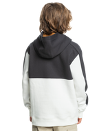 The Quiksilver Boys Boys Knowledge Area Hoodie in Snow White