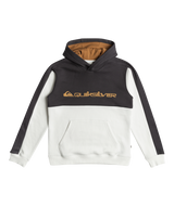 The Quiksilver Boys Boys Knowledge Area Hoodie in Snow White