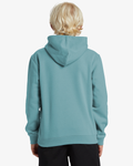 Boys Basic Hoodie in Marine Blue