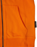 Boys Basic Zip Hoodie in Tangerine