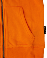 Boys Basic Zip Hoodie in Tangerine