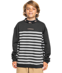 The Quiksilver Boys Boys Dease Lake Sweatshirt in Tarmac