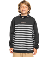 The Quiksilver Boys Boys Dease Lake Sweatshirt in Tarmac