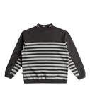 The Quiksilver Boys Boys Dease Lake Sweatshirt in Tarmac