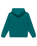 The Quiksilver Boys Boys Logo Hoodie in Teal Green