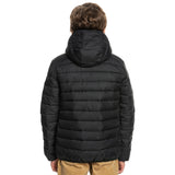 The Quiksilver Boys Boys Scaly Jacket (2022) in Black