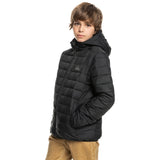 The Quiksilver Boys Boys Scaly Jacket (2022) in Black