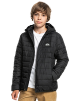 The Quiksilver Boys Boys Scaly Jacket (2022) in Black