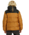 The Quiksilver Boys Boys Cold Days Puffer Jacket in Bone Brown