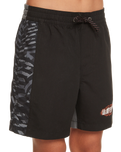 The Quiksilver Boys Boys Radical Arch Volley Shorts in Black