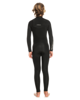 The Quiksilver Boys Everyday Sessions 4/3mm Chest Zip Wetsuit in Black