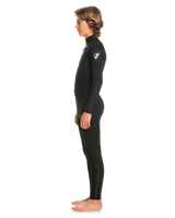 The Quiksilver Boys Everyday Sessions 4/3mm Chest Zip Wetsuit in Black