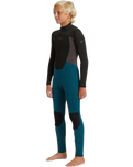 Prologue Boys 5/4/3mm Back Zip in Midnight Turquoise