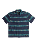 The Quiksilver Boys Boys Dalnavert Shirt in Crown Blue & Heritage Stripe