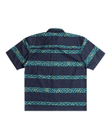 The Quiksilver Boys Boys Dalnavert Shirt in Crown Blue & Heritage Stripe