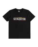The Quiksilver Boys Boys Gradient Line T-Shirt in Black