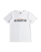 The Quiksilver Boys Boys Gradient Line T-Shirt in White