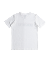 The Quiksilver Boys Boys Gradient Line T-Shirt in White