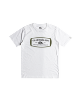 The Quiksilver Boys Boys Mind Barrel T-Shirt in White