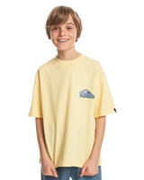 The Quiksilver Boys Boys Take Us Back T-Shirt in Mellow Yellow