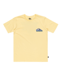 The Quiksilver Boys Boys Take Us Back T-Shirt in Mellow Yellow