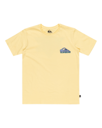 The Quiksilver Boys Boys Take Us Back T-Shirt in Mellow Yellow