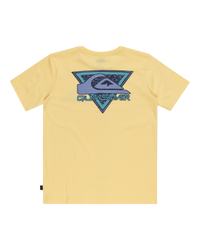 The Quiksilver Boys Boys Take Us Back T-Shirt in Mellow Yellow