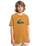 The Quiksilver Boys Boys Comp Logo T-Shirt in Bone Brown