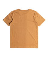 The Quiksilver Boys Boys Comp Logo T-Shirt in Bone Brown