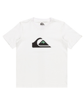 The Quiksilver Boys Boys Comp Logo T-Shirt in White