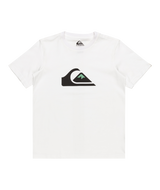 The Quiksilver Boys Boys Comp Logo T-Shirt in White