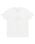 The Quiksilver Boys Boys Comp Logo T-Shirt in White