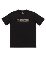 The Quiksilver Boys Boys Omni Fill T-Shirt in Black