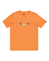 The Quiksilver Boys Boys Surf Core T-Shirt in Tangerine