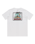 The Quiksilver Boys Boys Marooned T-Shirt in White