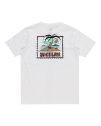 The Quiksilver Boys Boys Marooned T-Shirt in White