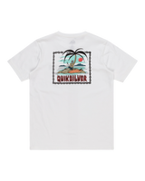 The Quiksilver Boys Boys Marooned T-Shirt in White