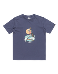 The Quiksilver Boys Boys Neverending Surf T-Shirt in Crown Blue