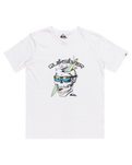 The Quiksilver Boys Boys One Last Surf T-Shirt in White