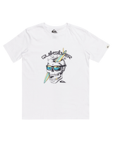 The Quiksilver Boys Boys One Last Surf T-Shirt in White