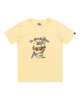 The Quiksilver Boys Boys One Last Surf T-Shirt in Mellow Yellow