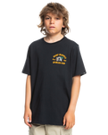 The Quiksilver Boys Boys Surf Shacky T-Shirt in Black