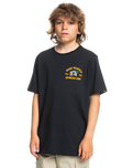 The Quiksilver Boys Boys Surf Shacky T-Shirt in Black