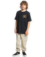 The Quiksilver Boys Boys Surf Shacky T-Shirt in Black