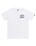 The Quiksilver Boys Boys Surf Shacky T-Shirt in White