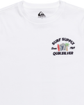 The Quiksilver Boys Boys Surf Shacky T-Shirt in White