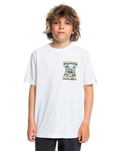 The Quiksilver Boys Boys Eternal Vacation T-Shirt in White