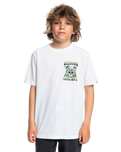 The Quiksilver Boys Boys Eternal Vacation T-Shirt in White